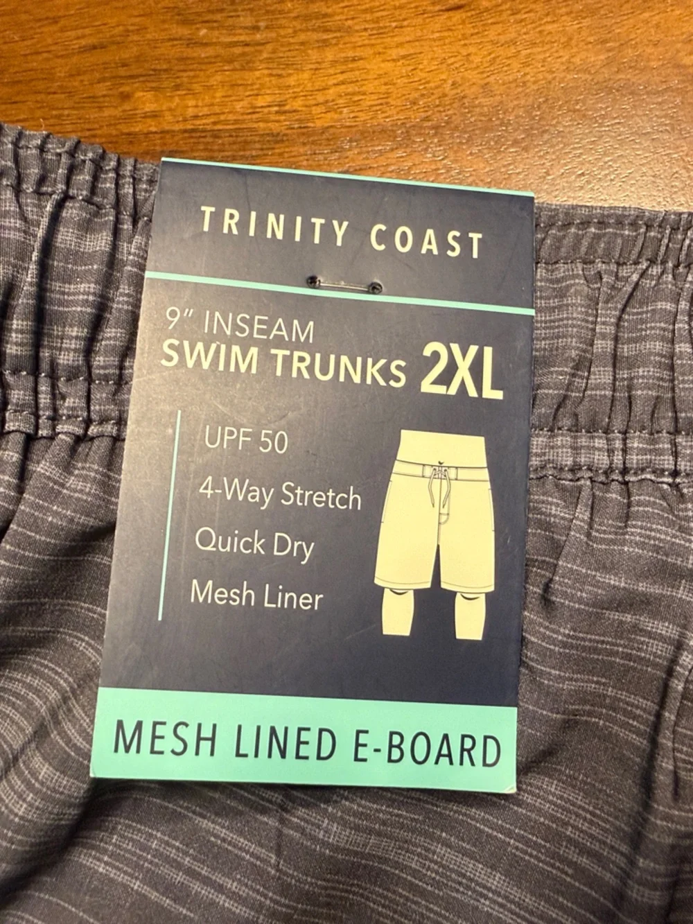 Trinity Coast aqua charcoal